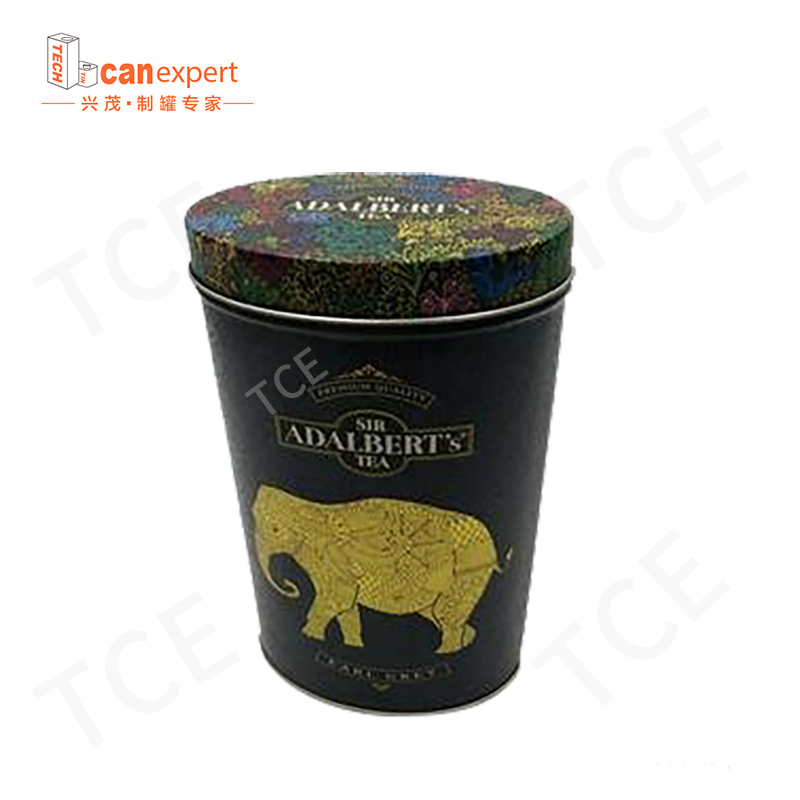 Lege ronde thee blikken Voedsel Grade verzegelde ijzeren doos Tea Packaging Coffee Sugar Custom Tea Craft Gift Cans